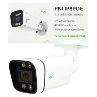 PNI IP8POE 4K 8MP video surveillance camera