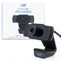PNI CW1850 Full HD webcam, USB connection, clip-on, built-in microphone