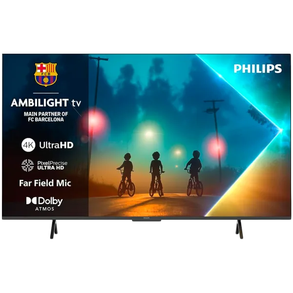 Philips 43PUS8200/12 4K Ultra HD LED AMBILIGHT Smart TV, 108 cm (43"), Pixel Precise Ultra HD, HDR10+, Titan OS, Dolby Atmos, DTS:X