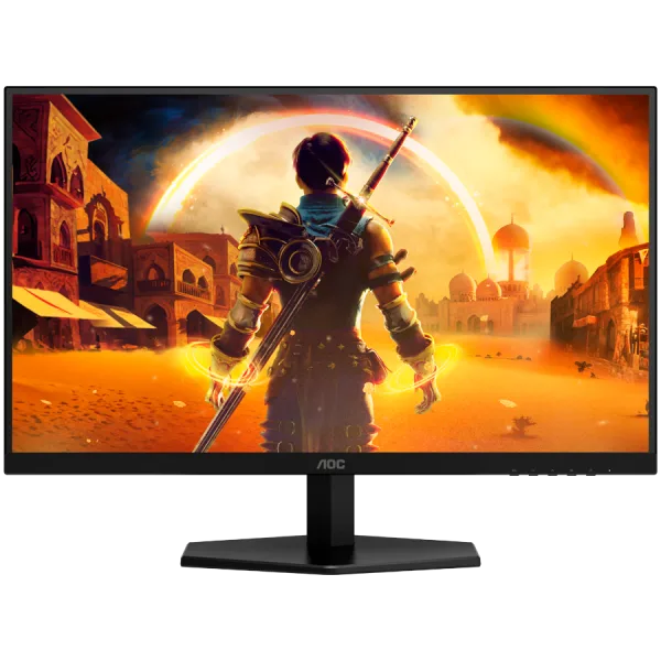 AOC Monitor Gaming 27G42E 27" Fast IPS, 1920x1080, 180Hz, 1ms (GTG), 300 cd/m2, 1000:1, Adaptive Sync, G-Sync Compatible, HDR10, 1xHDMI, 1xDP, Tilt